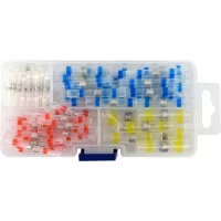 Набор термоусадочных водонепроницаемых трубок 100 шт YATO YT-81450