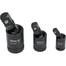 Комплект ударных соединений 1/4", 3/8", 1/2" YATO YT-10643