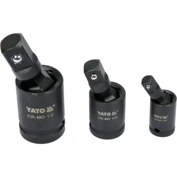 Комплект ударних з'єднань 1/4", 3/8", 1/2" YATO YT-10643