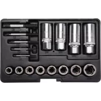 Головки для скрученных гаек 1/2" и 3/8" YATO YT-06033