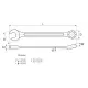 Комбинированный ключ на 46 мм YATO YT-00764