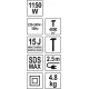 Отбойный молоток SDS-MAX 1150 Вт YATO YT-82133