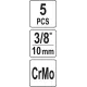 Набір екстракторів для гвинтів 5 шт YATO YT-06038   А-3