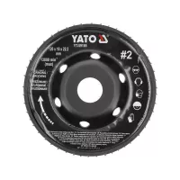 Диск-фреза шлифовальный выпуклый 120х18 мм №2 для УШМ YATO YT-59185