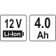 Аккумулятор Li-Ion 12V 4Ah YATO YT-82910