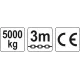 Ланцюгова ручна таль 5 тонн YATO YT-58955
