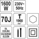 Отбойный молоток 1600 Вт YATO YT-82002