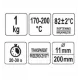 Клейові стрижні 11,2 мм, L=200 мм, (1 кг) YATO YT-82430   G-1