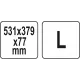 Органайзер системный L S1 с контейнерами YATO YT-09181