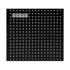 Стінка для інструментів перфорована панель, розмір 10х10 мм, розмір стінки 660х700 мм YATO YT-08936