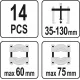 Комплект знімачів і сепараторів 14 елементів YATO YT-06412   А-4