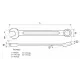 Комбинированный ключ на 60 мм YATO YT-00768