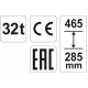 Пляшковий домкрат 32 тонни YATO YT-17008