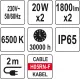 Светодиодный прожектор SMD LED с подставкой 2*20 Вт YATO YT-81815