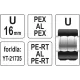 Обтискна головка U16 YATO YT-21740