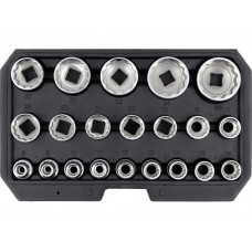 Набір торцевих головок 1/2" з двома гранями YT-12630